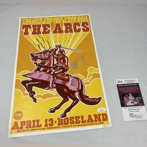 The Arcs signed Portland 11x17 Tour Poster JSA COA